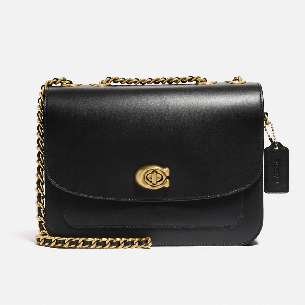 Coach Madison Shoulder Crossbody Bag Black